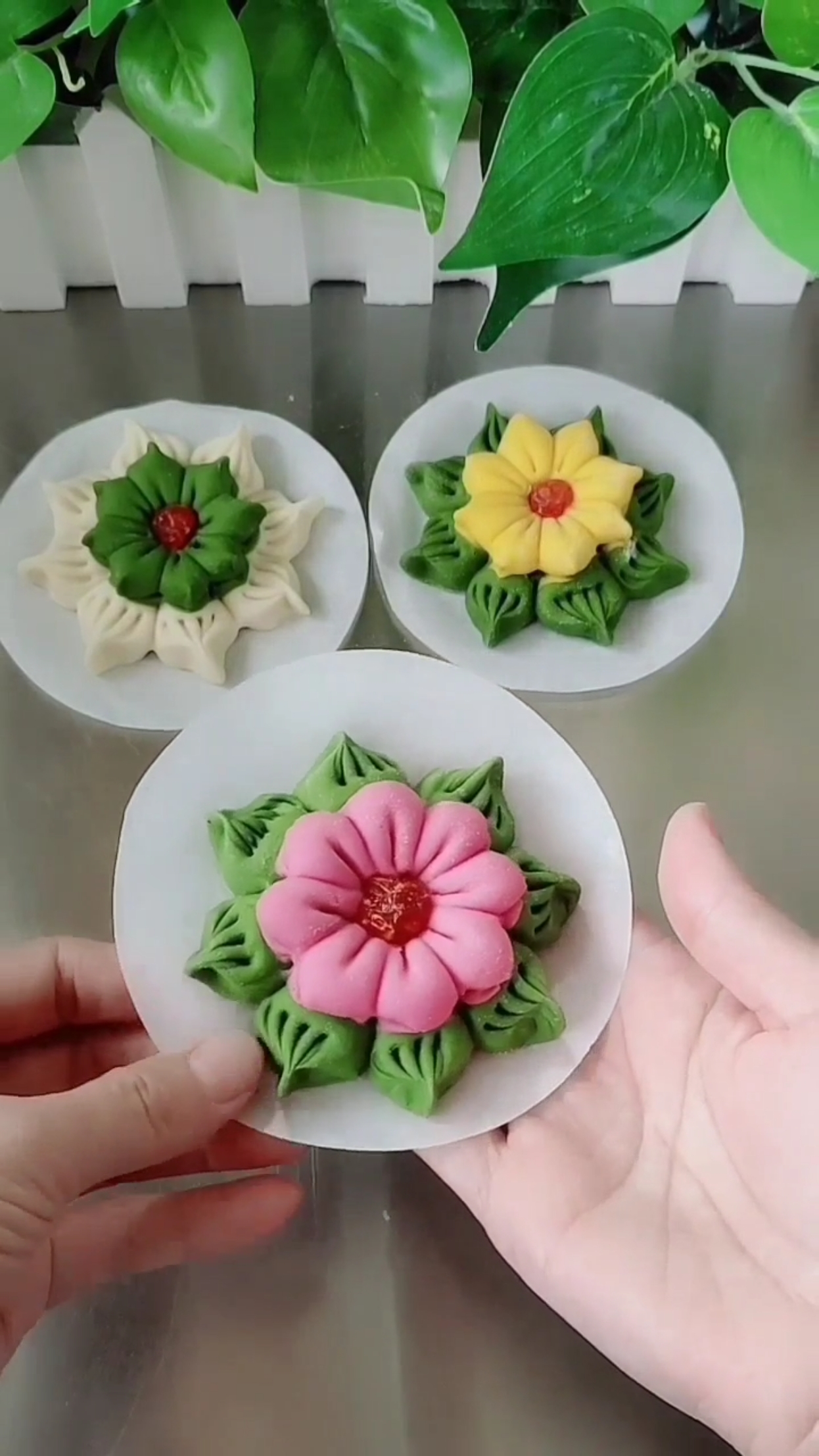 花样馒头#简单易学的花朵馒头