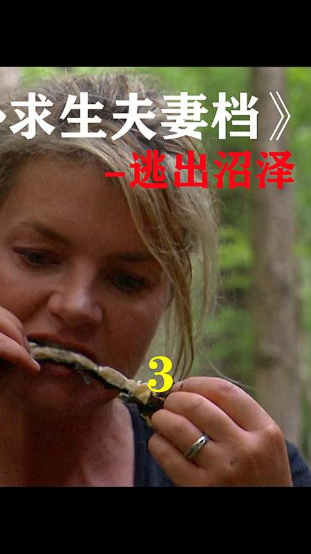 荒野求生#野外夫妻档:夫妻被困沼泽,遇野猪,逮负鼠#荒野求生#我的