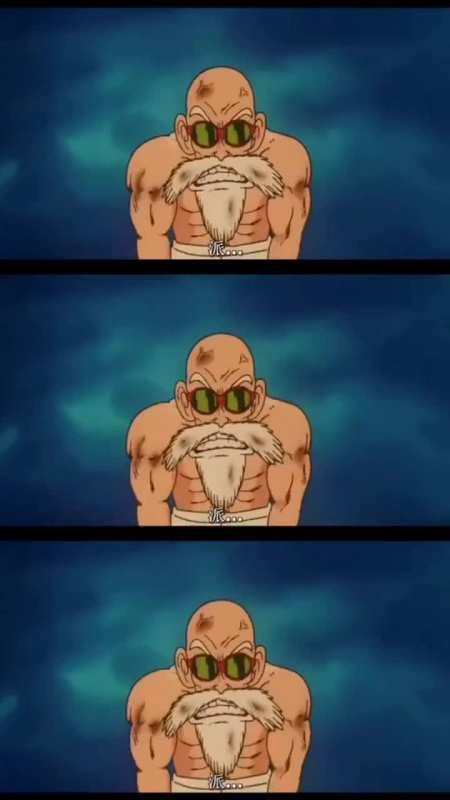 七龙珠:别小看龟仙人,他也是有一身肌肉的