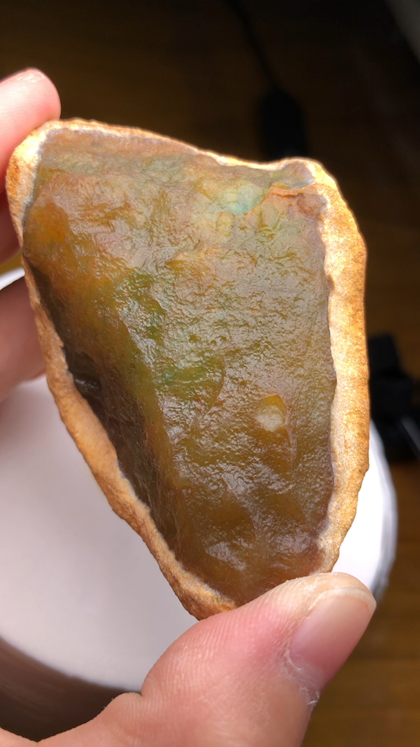 大马坎冰种黄加绿 爱了!