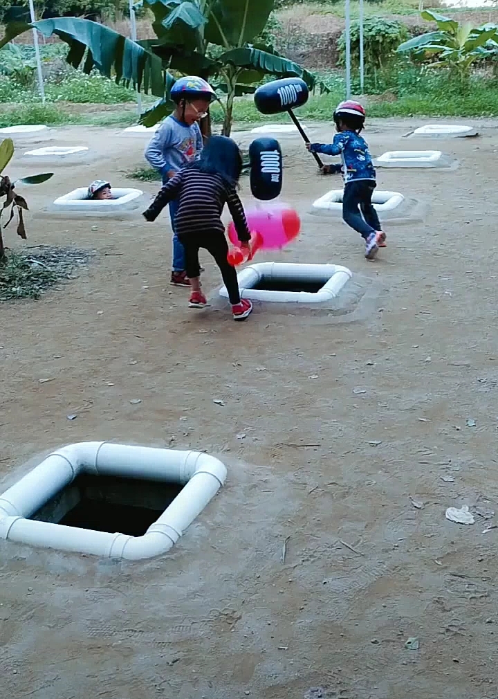 真人版打地鼠游戏