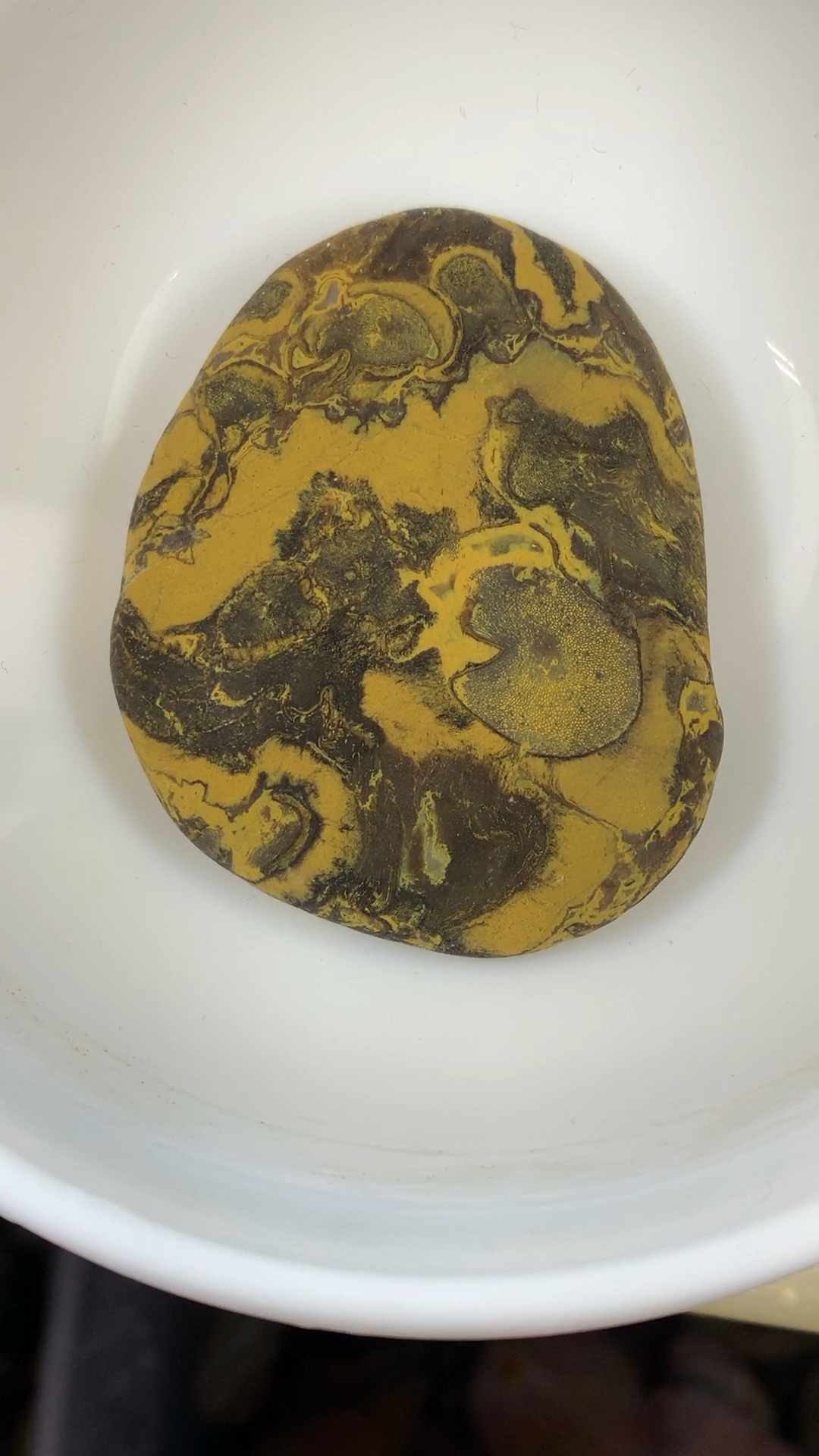 雨花石,化石形成了古香古色的古画意