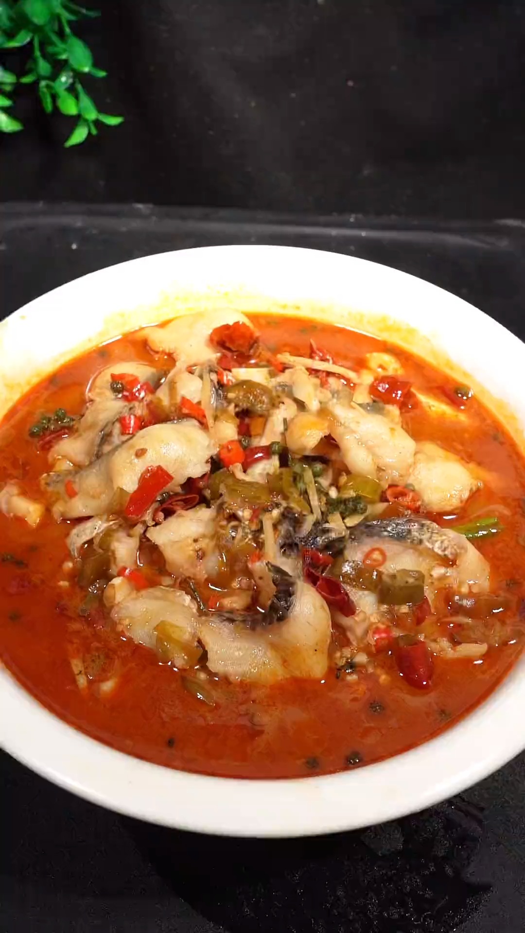 湘菜美食#麻辣水煮鱼片,又香又麻又辣