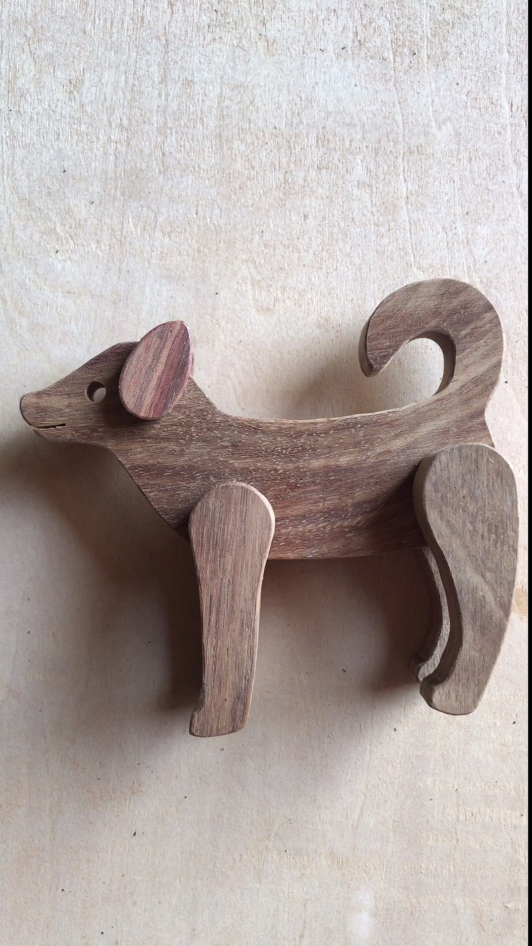 手工爱好者#木质狗狗