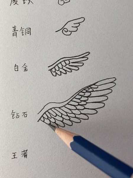 画天使翅膀也有段位,你是哪个段位?