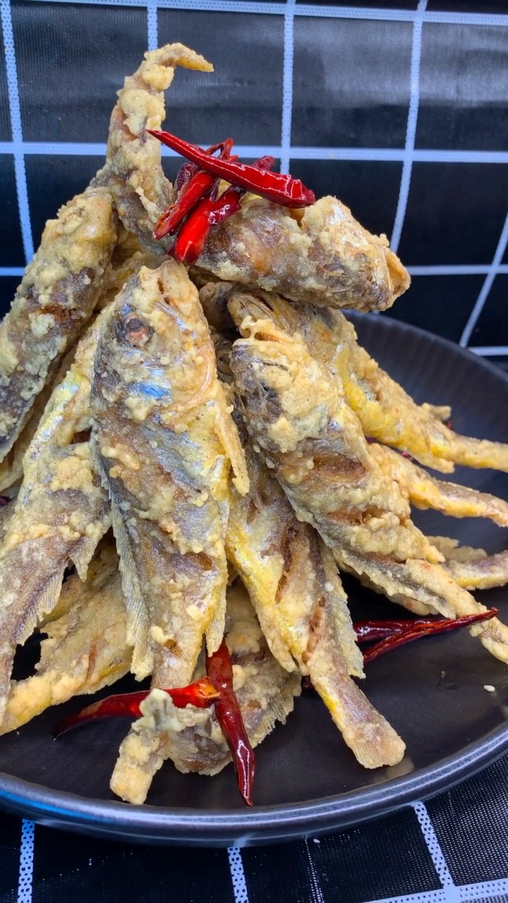 自制美食#干炸小黄花嘎嘎好吃