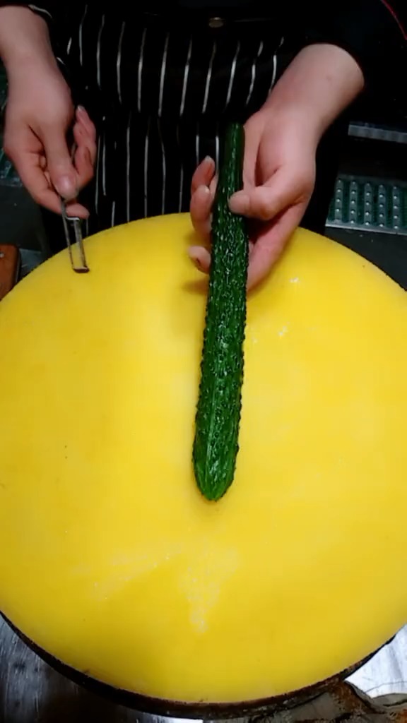 切黄瓜的刀法图片