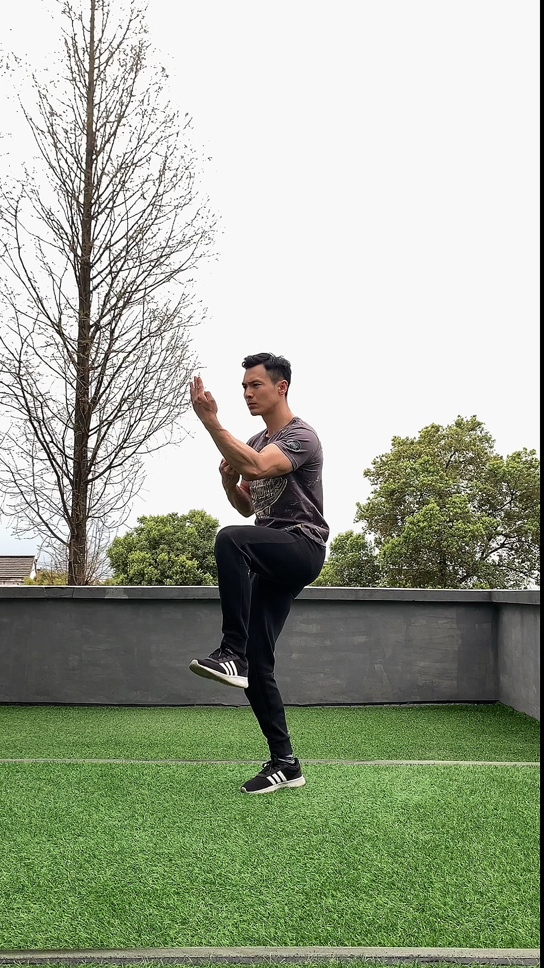 叶问蹲#挑战叶问蹲,我尽力了,你们试试!-度小视