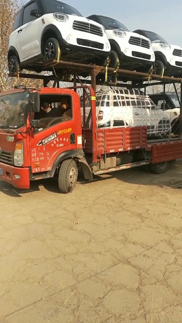 大车拉小车.