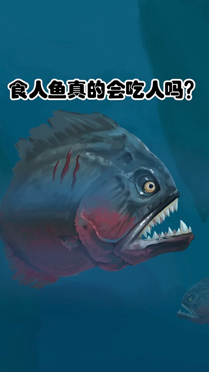 全民涨知识#食人鱼真的会吃人吗,有见过食人鱼的吗
