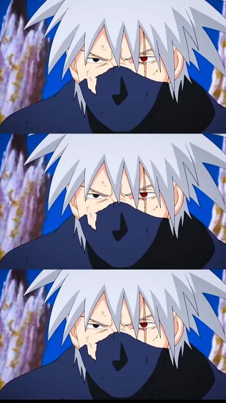 火影忍者摘下护额的卡卡西真是帅呆了