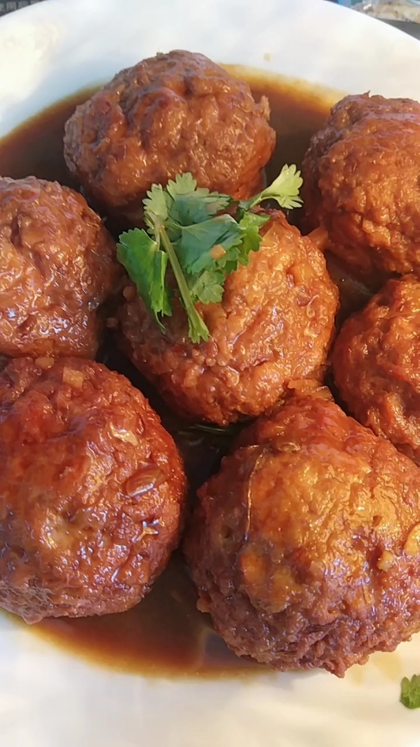 红烧肉丸子教程