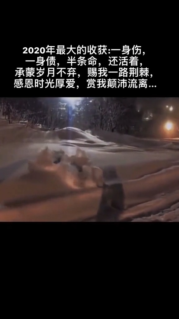 一身伤一身债,半条命还活着,承蒙岁月不弃,赐我一路荆棘,感恩时光厚爱