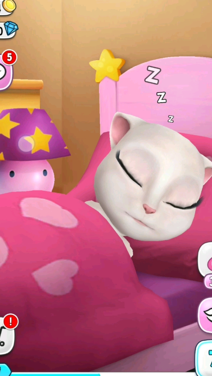 小安吉拉睡觉啦!