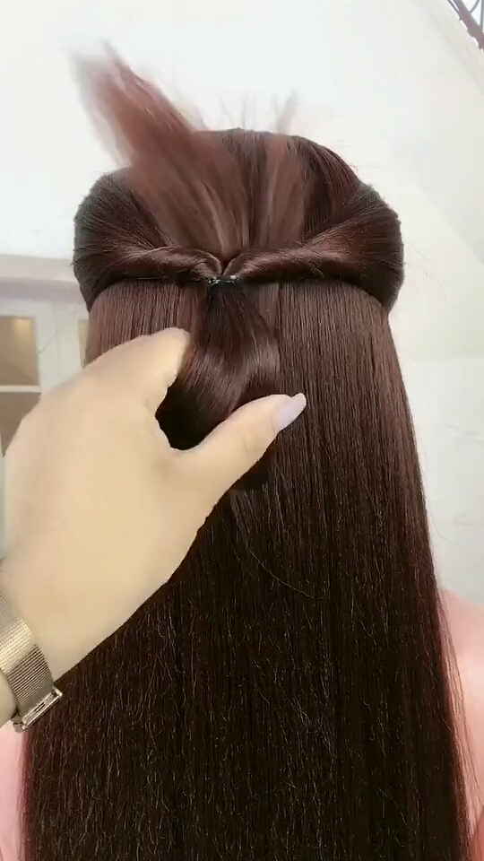 郊游踏青#30岁女人必看一分钟编发教程,快给你妈妈编起来吧