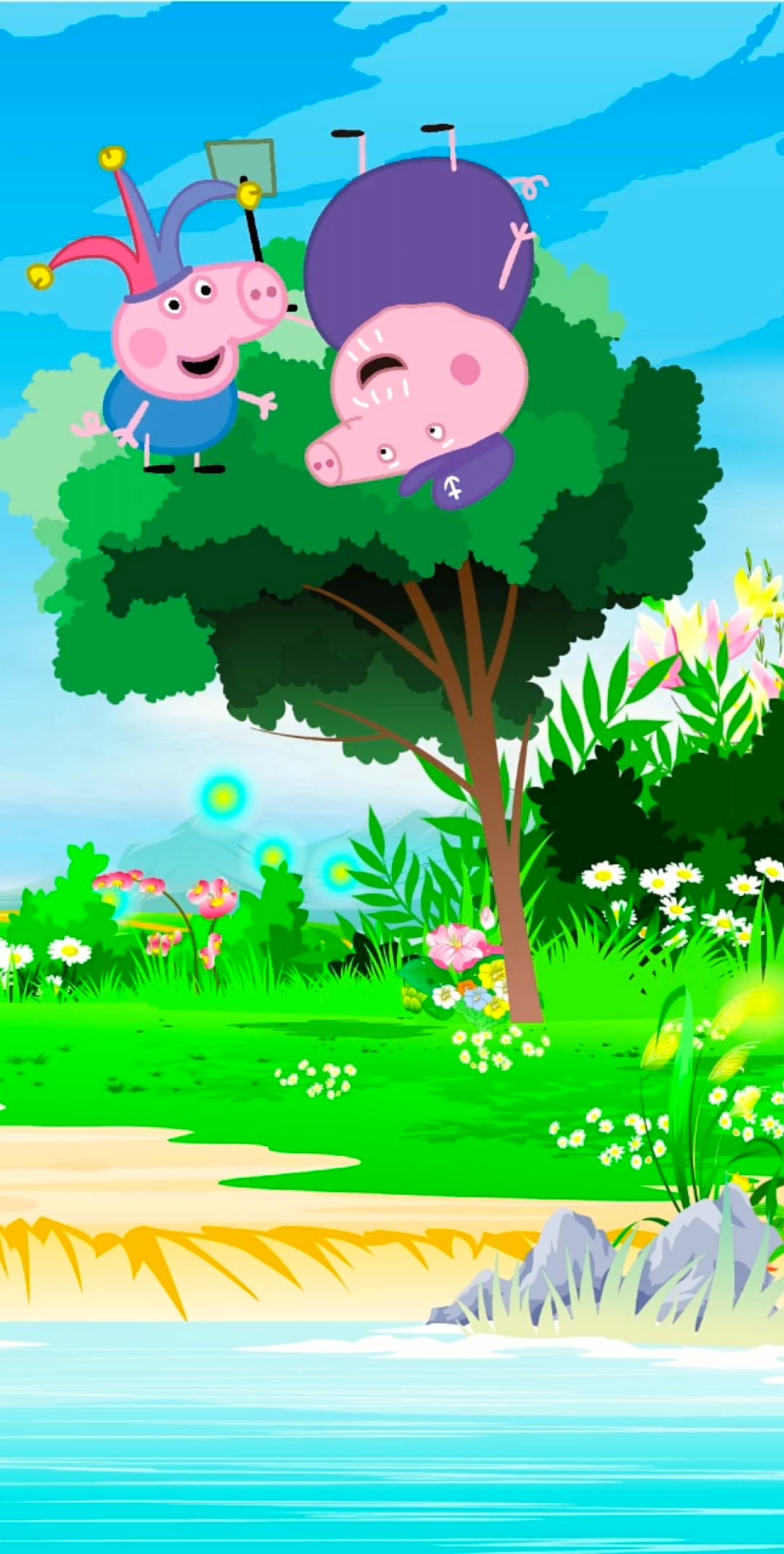 猪爷爷怎么上树去了