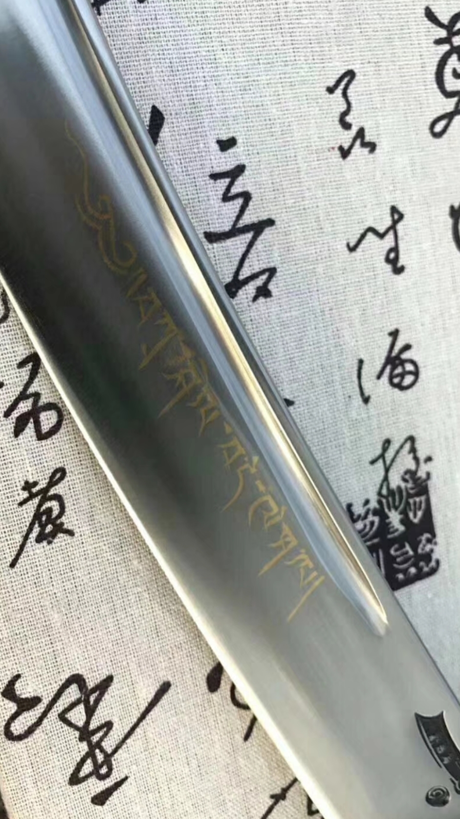 成吉思汗弯刀弹簧钢蒙古腰刀