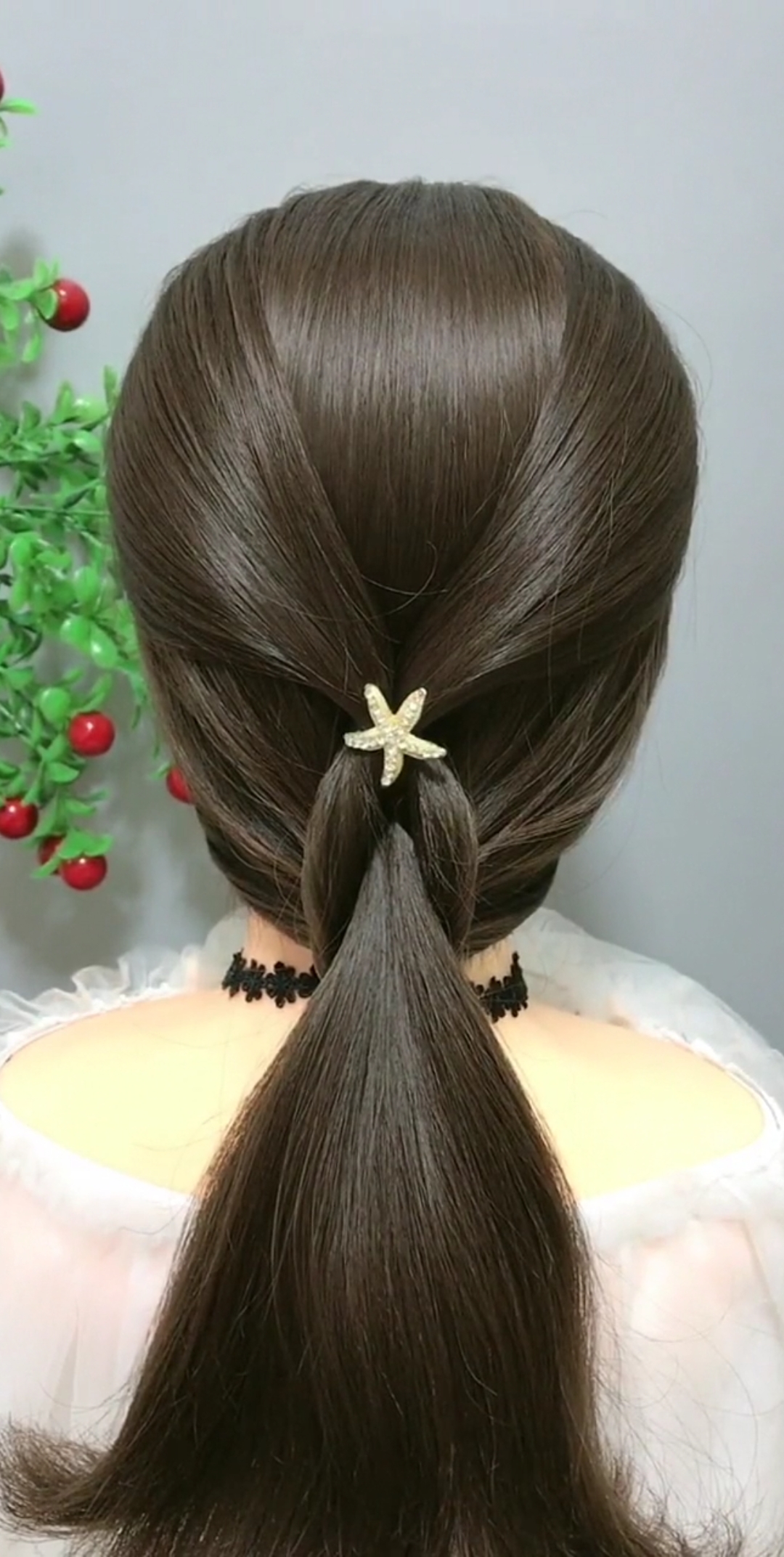 #快要憋疯的你#这样编马尾太好看了