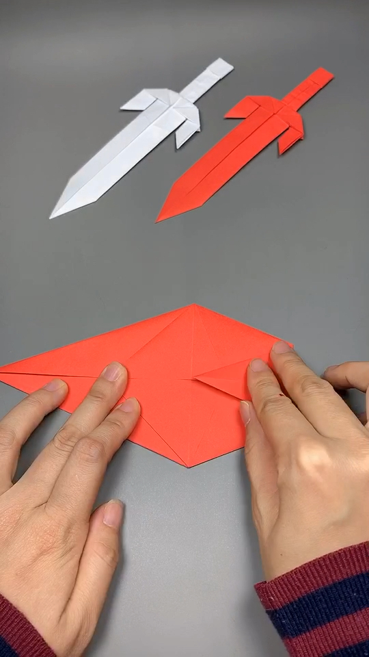 手工制作#折纸手里剑,你学会了吗