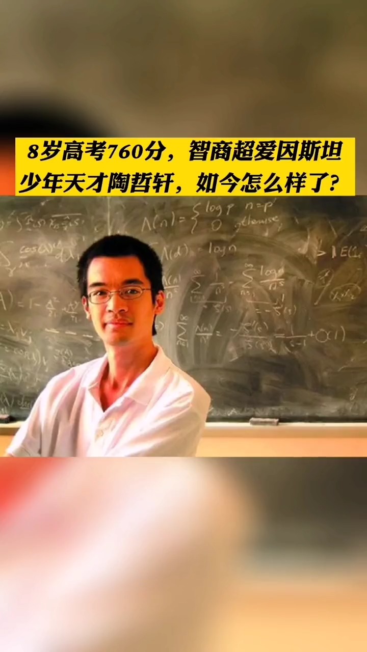 陶哲轩后来进入加利福尼亚大学洛杉矶分校任教授,当时他才24岁.