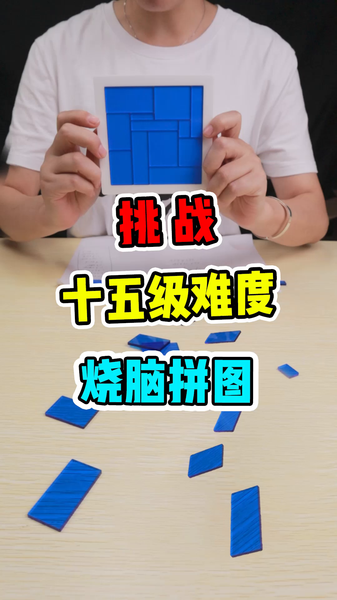 挑战12块魔鬼烧脑拼图!你能多久拼完?-度小视