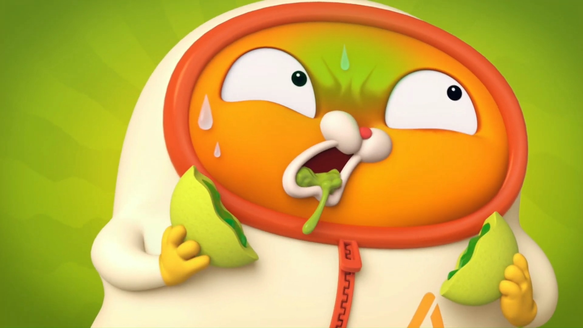 动漫#大猫跟企鹅交换食物,到底谁的食物,才是最难吃的?