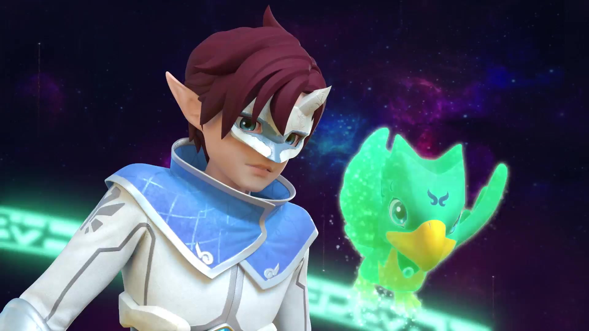 《武装精灵》玄风鸟妄想制造龙卷风困住路维,结果被路维极限反杀