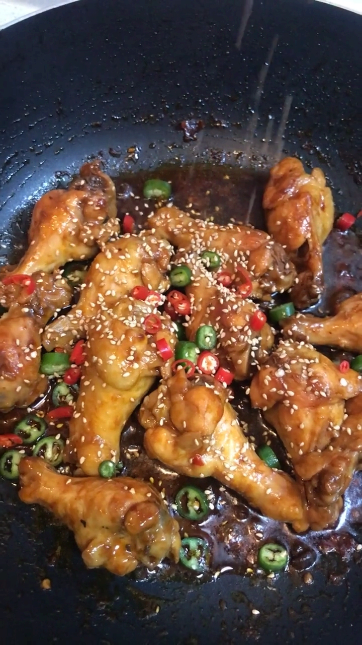 #美食#麻辣鸡腿