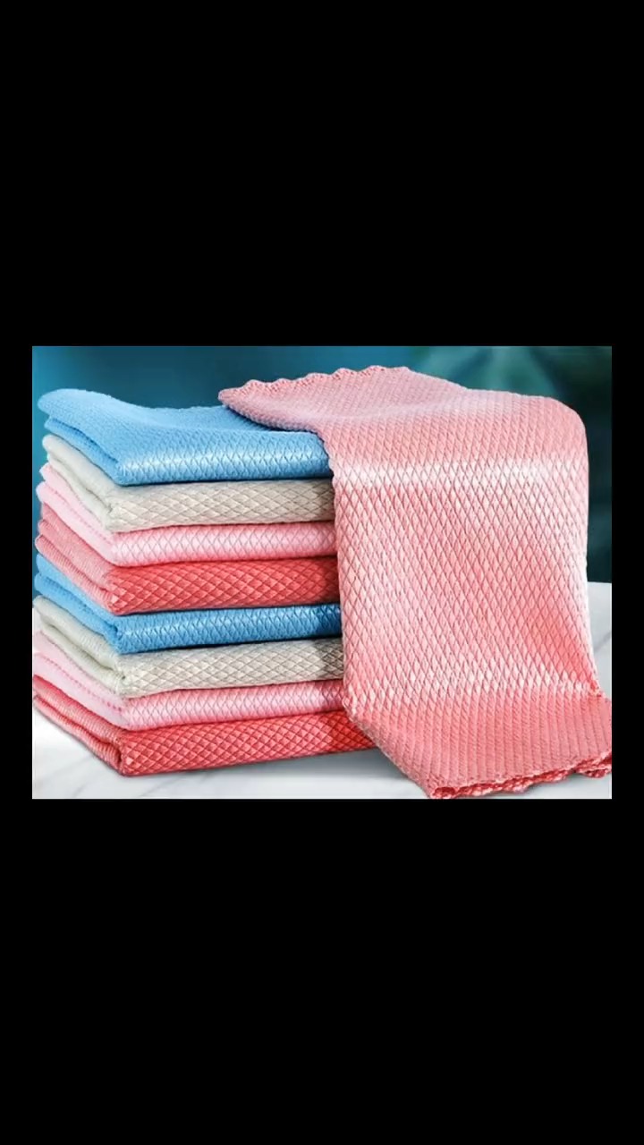 鱼鳞抹布,不留水印水痕