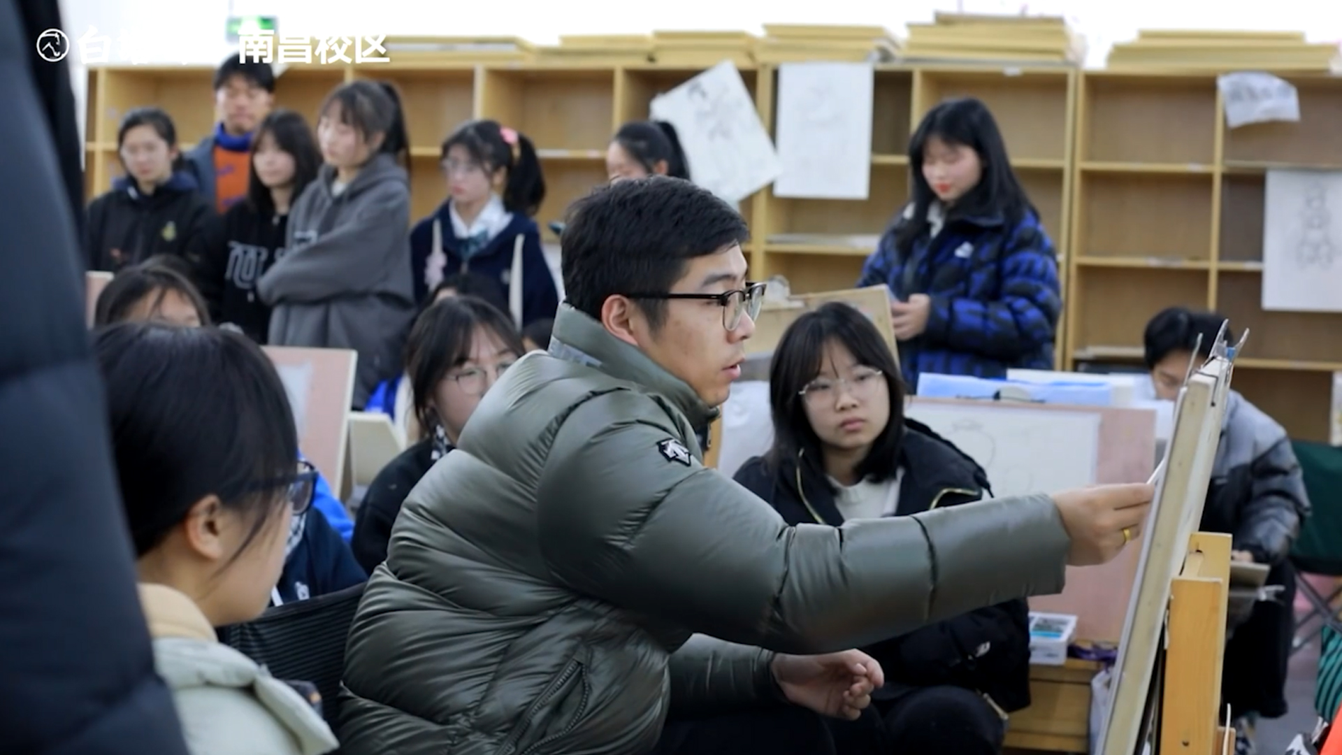 南昌白塔岭美术学校22届寒假集训生日常