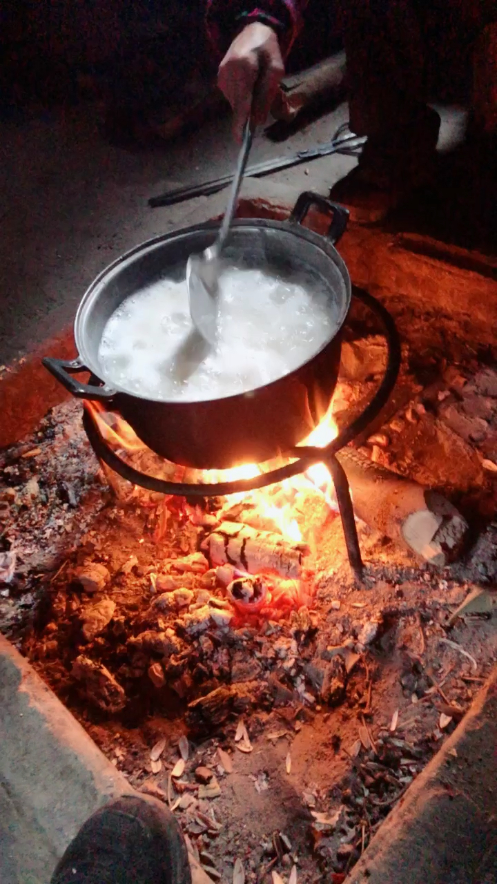 还是火煮饭好吃.