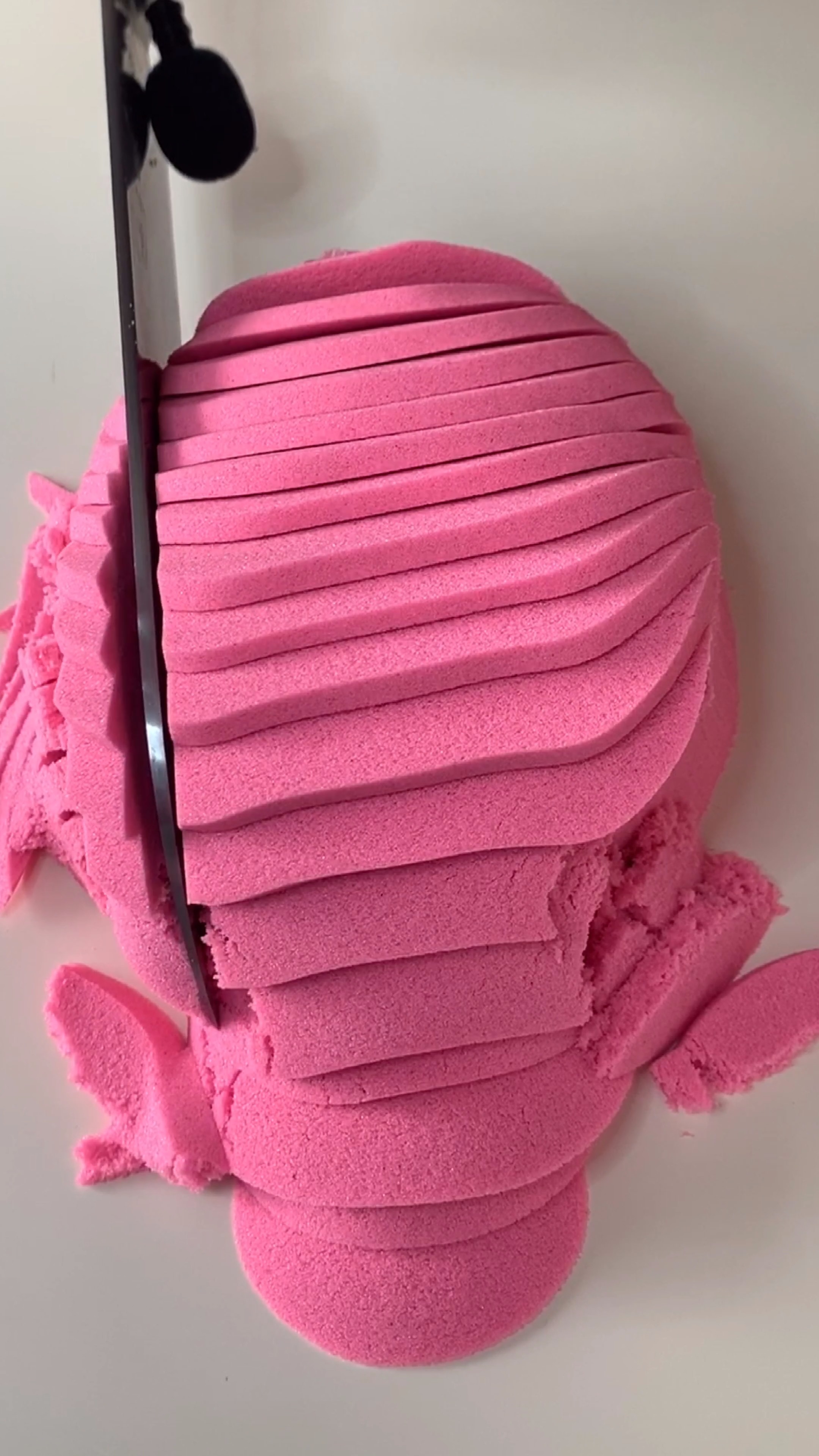 解压#放松心情,舒缓解压,太空沙短视频粉红色的回忆