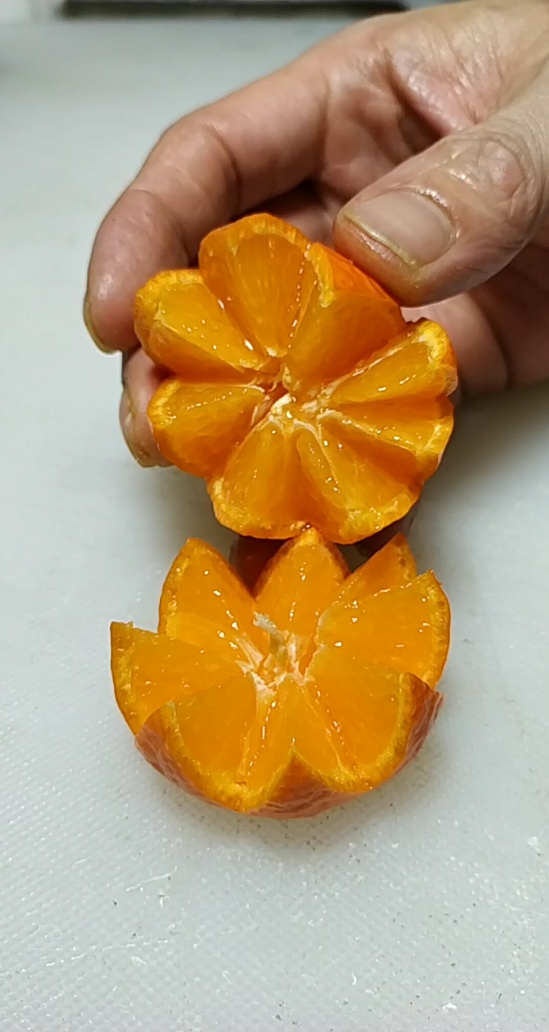 加油武汉#橘子最美切法