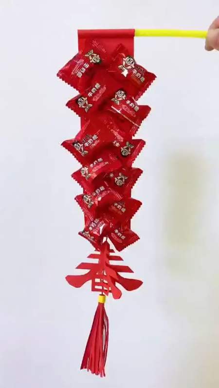 糖果鞭炮|做一份,送给孩子一个惊喜吧-全民小视频