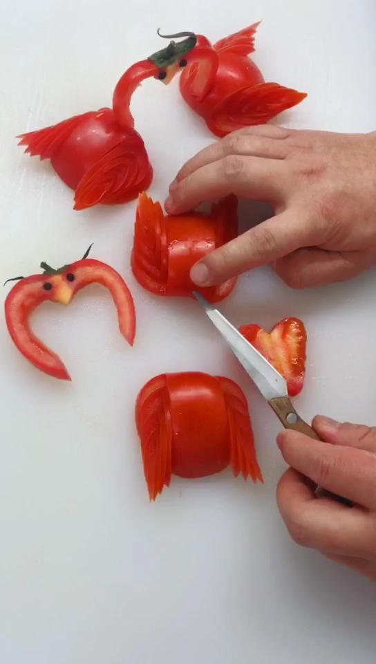 西红柿切法摆盘图片图片