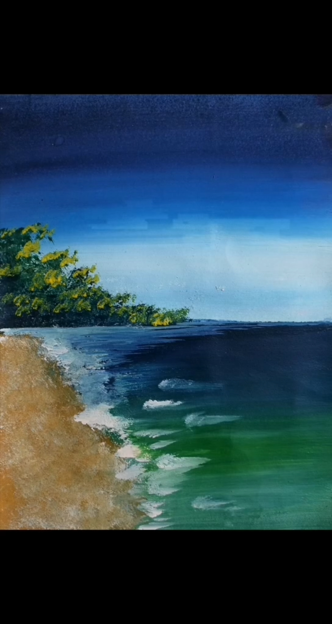 美术作品#丙烯画·大海