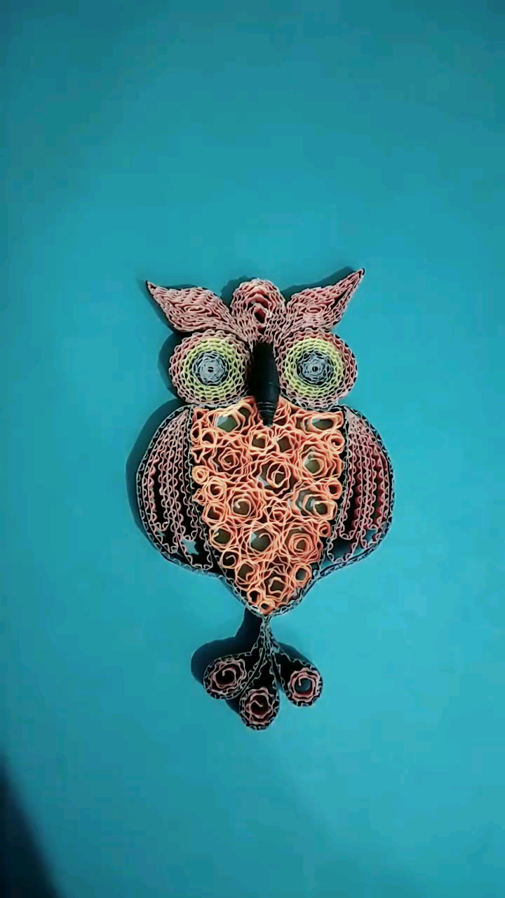 智慧之鸟――猫头鹰【衍纸】