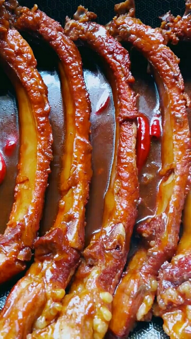 食神大pk#手撕排骨,教程嘎嘎香