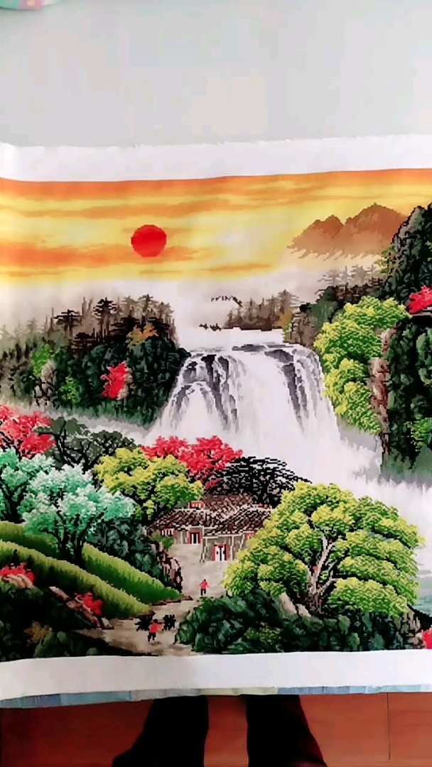 十字绣之旭日东升