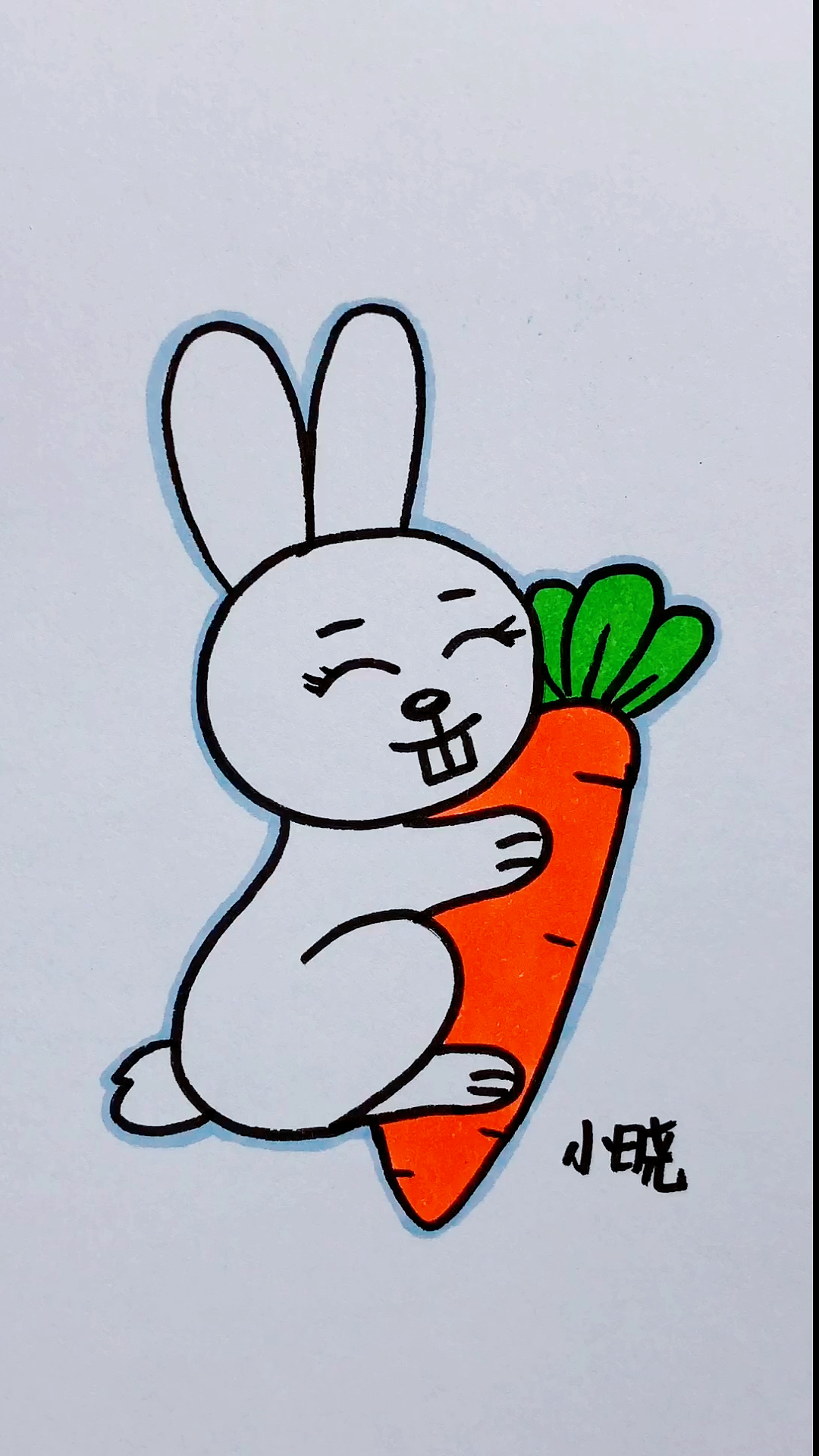 我要上热门#0123画兔子