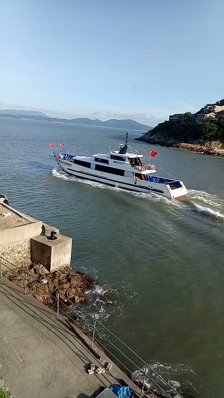 游船出海了