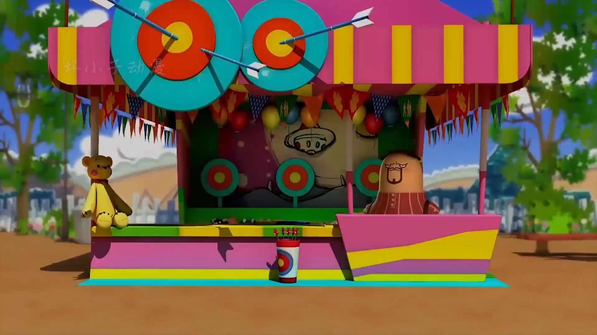 弹簧人:大眼游乐场 挑战打靶游戏 其中的秘诀会是什么