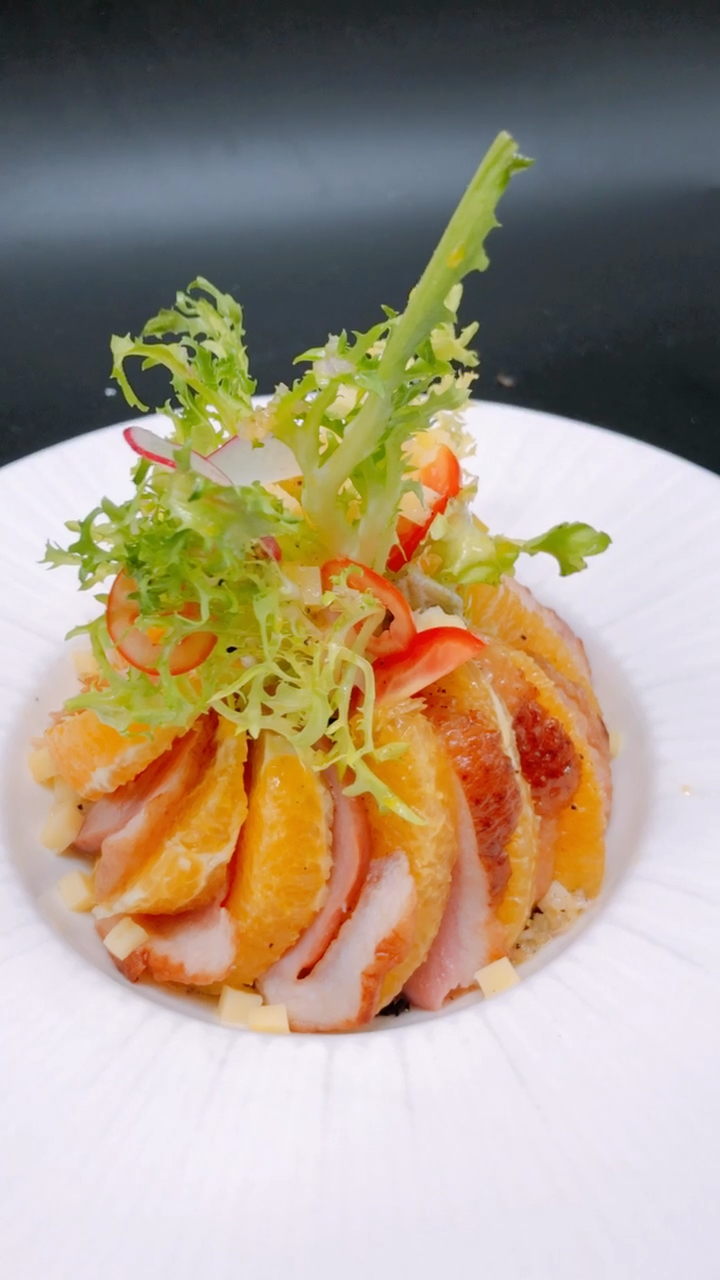 第二次做的香橙鸭胸沙拉