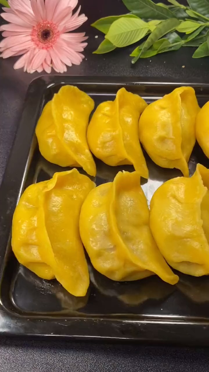 玉米面菜饺子,真的很好吃