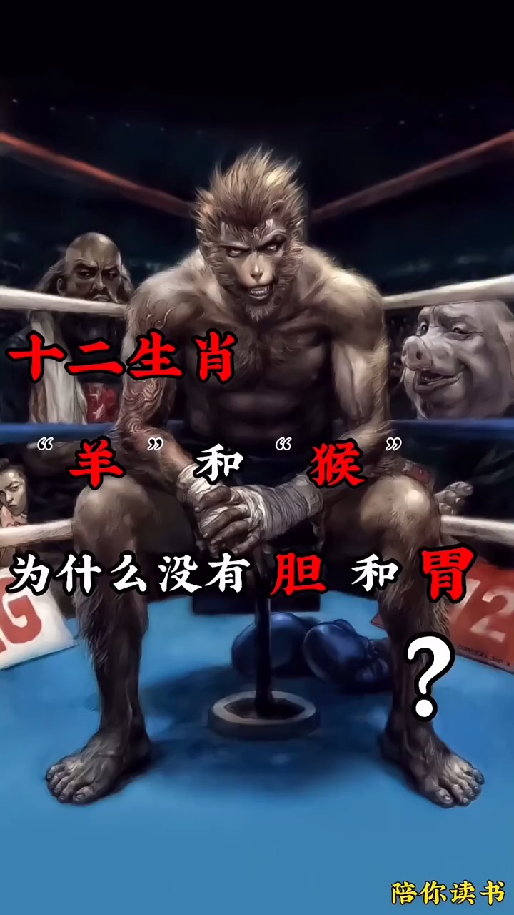 十二生肖,羊和猴为啥没有胆和胃呢
