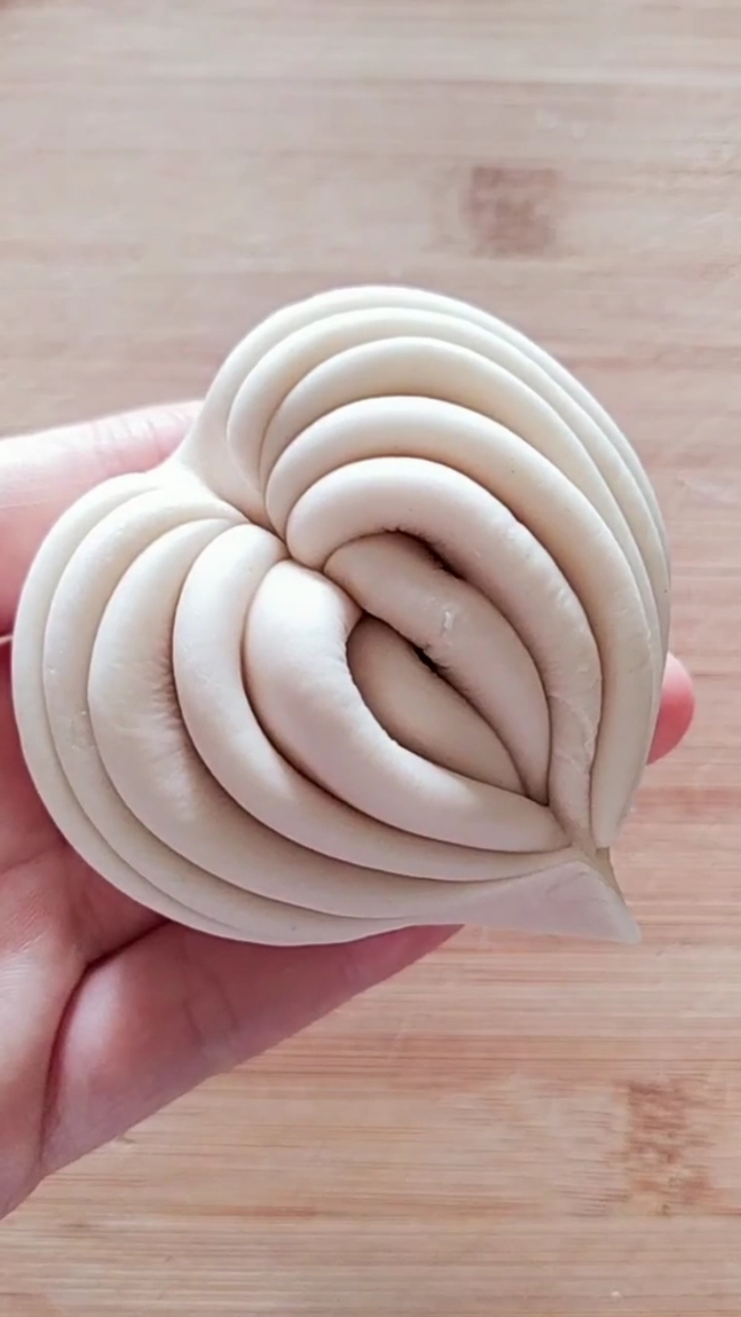 爱心花卷手法分享