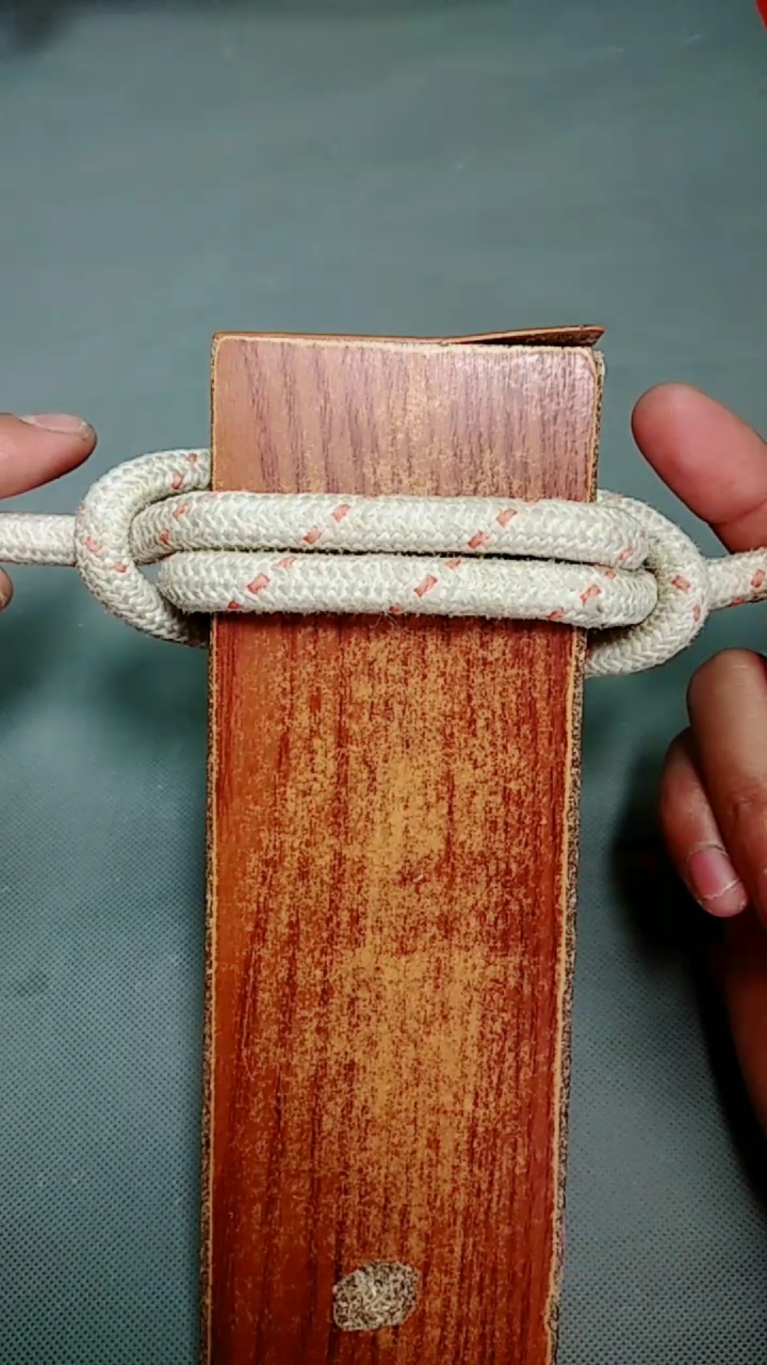 秋千结,架板结这是正确的打结方法!