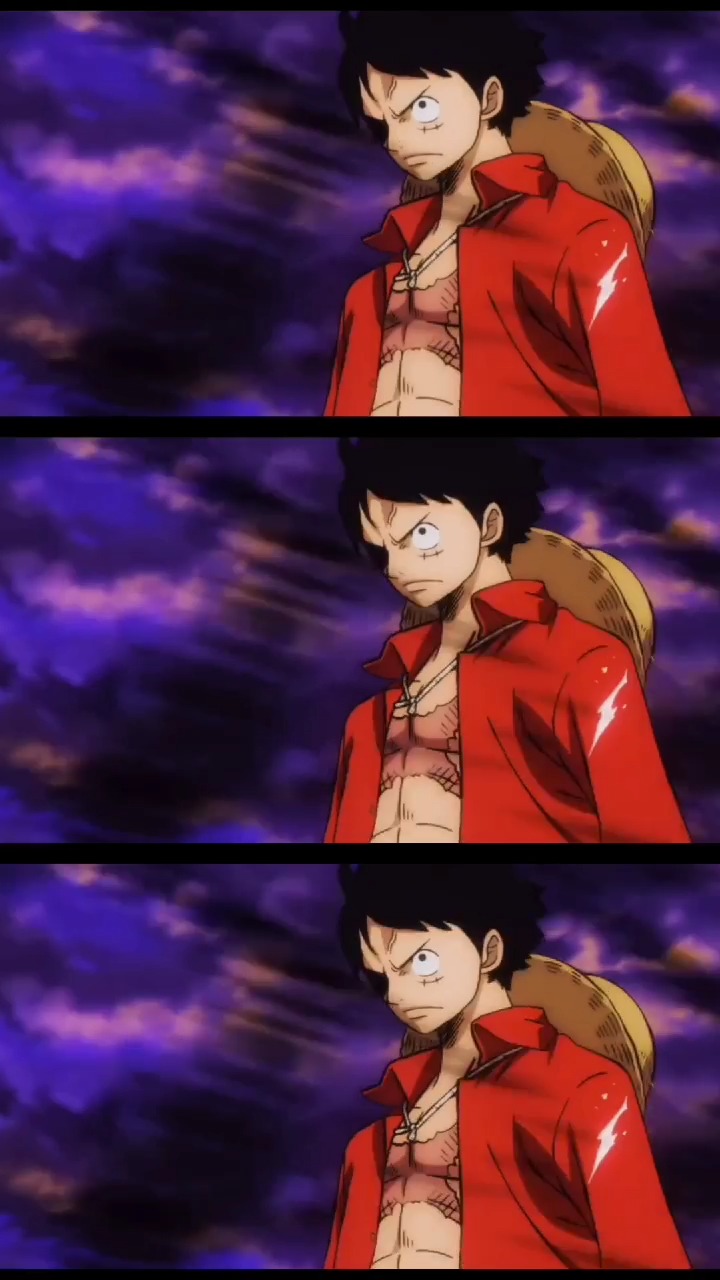 动漫#路飞的霸王色是这样展现的