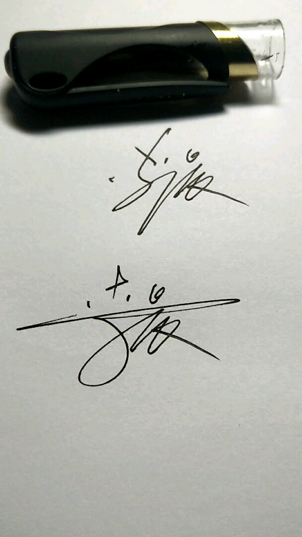 李晨的签名照图片