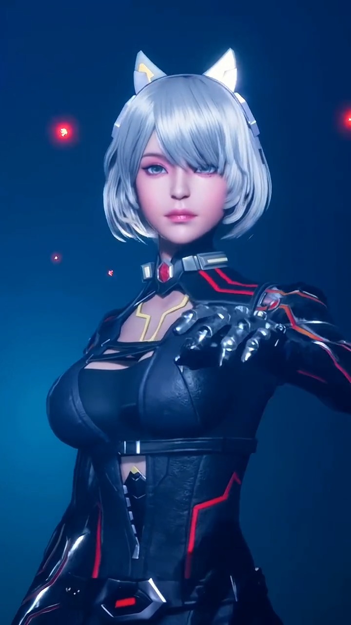 手游美女千千万,我就感觉你最飒 #源战役 #手游美女 #国漫女神-度小视